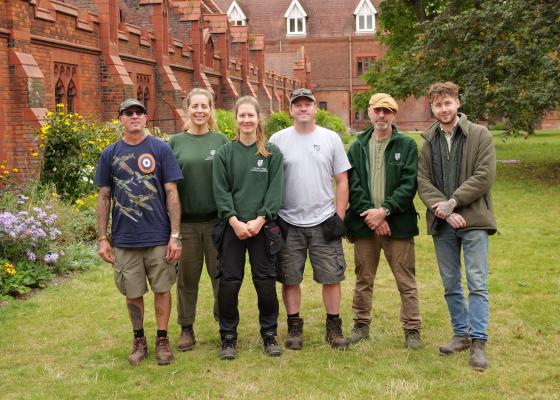 Members of the Garden and Grounds Teams